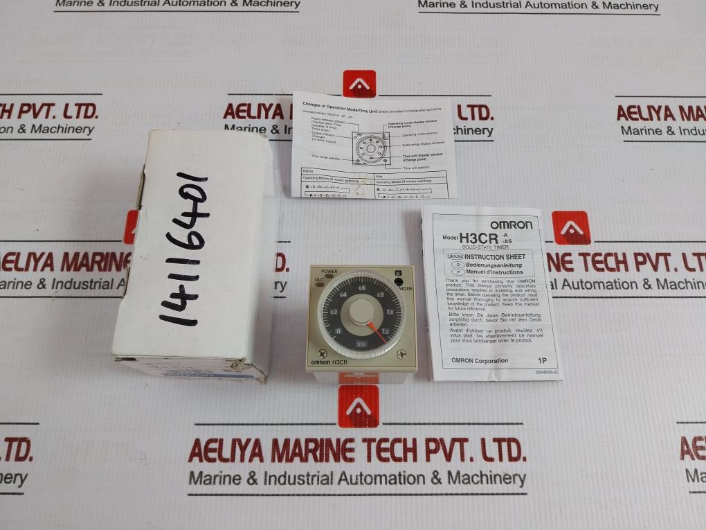 H3Cr-a Solid-state Timer 0.05S-300H Omron 100-240Vac