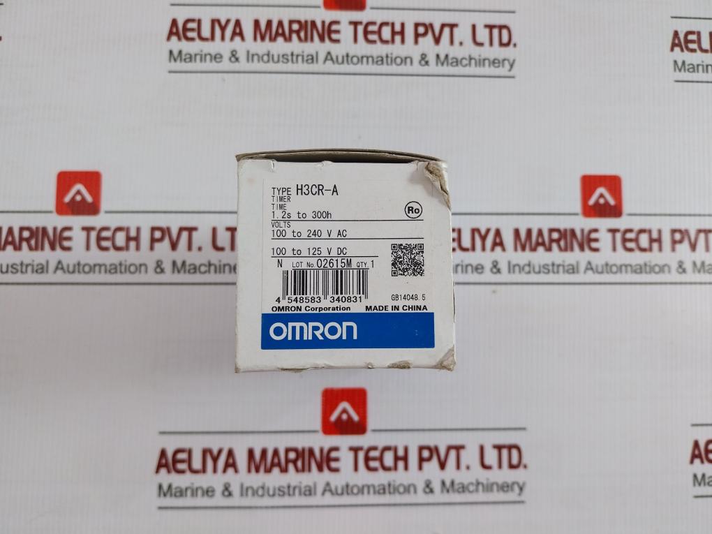 H3Cr-a Solid-state Timer 0.05S-300H Omron 100-240Vac