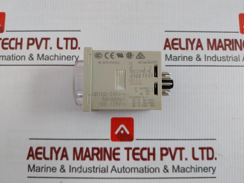 H3Cr-a Solid-state Timer 0.05S-300H Omron 100-240Vac