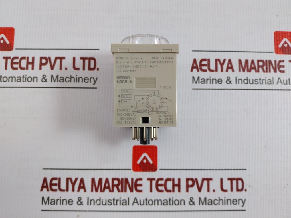 H3Cr-a Solid-state Timer 0.05S-300H Omron 100-240Vac