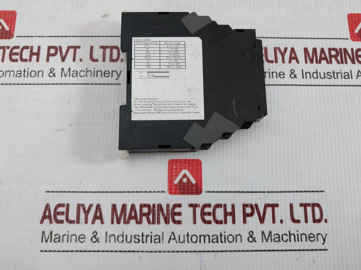 H3Dt-a Power On-delay Timer Omron 24-240Vac/Dc 50-60Hz (1.8Va)