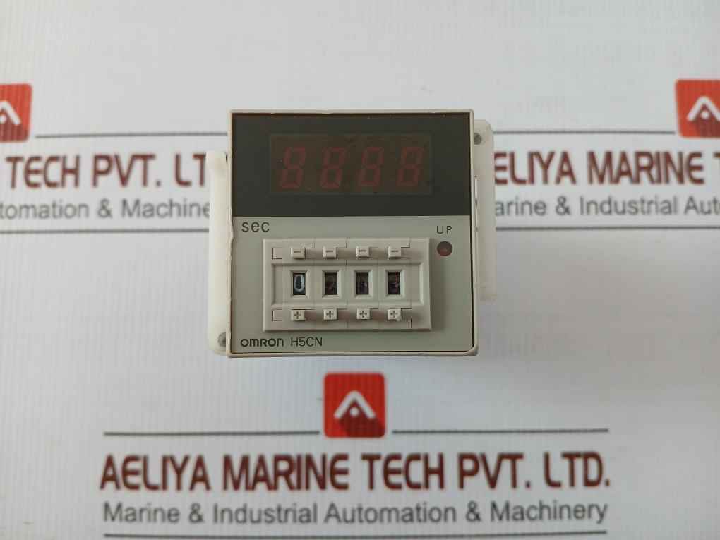 H5Cn-xzns Miniature Din-sized Quartz Timer Omron 12-48Vdc