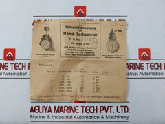H 6 Hand Tachometer Hasler Type 40-4800 U/min Set