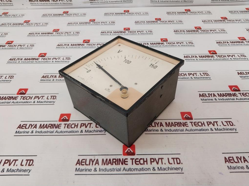 H&B Elima 0-150V Analog Voltmeter