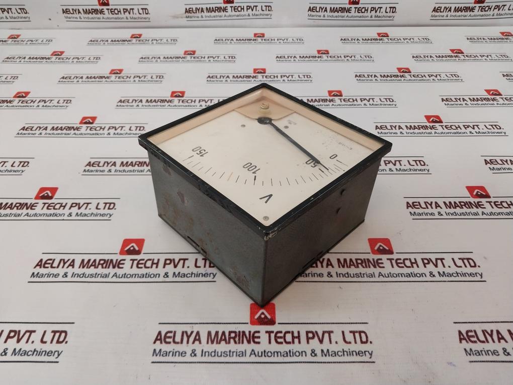 H&B Elima 0-150V Analog Voltmeter