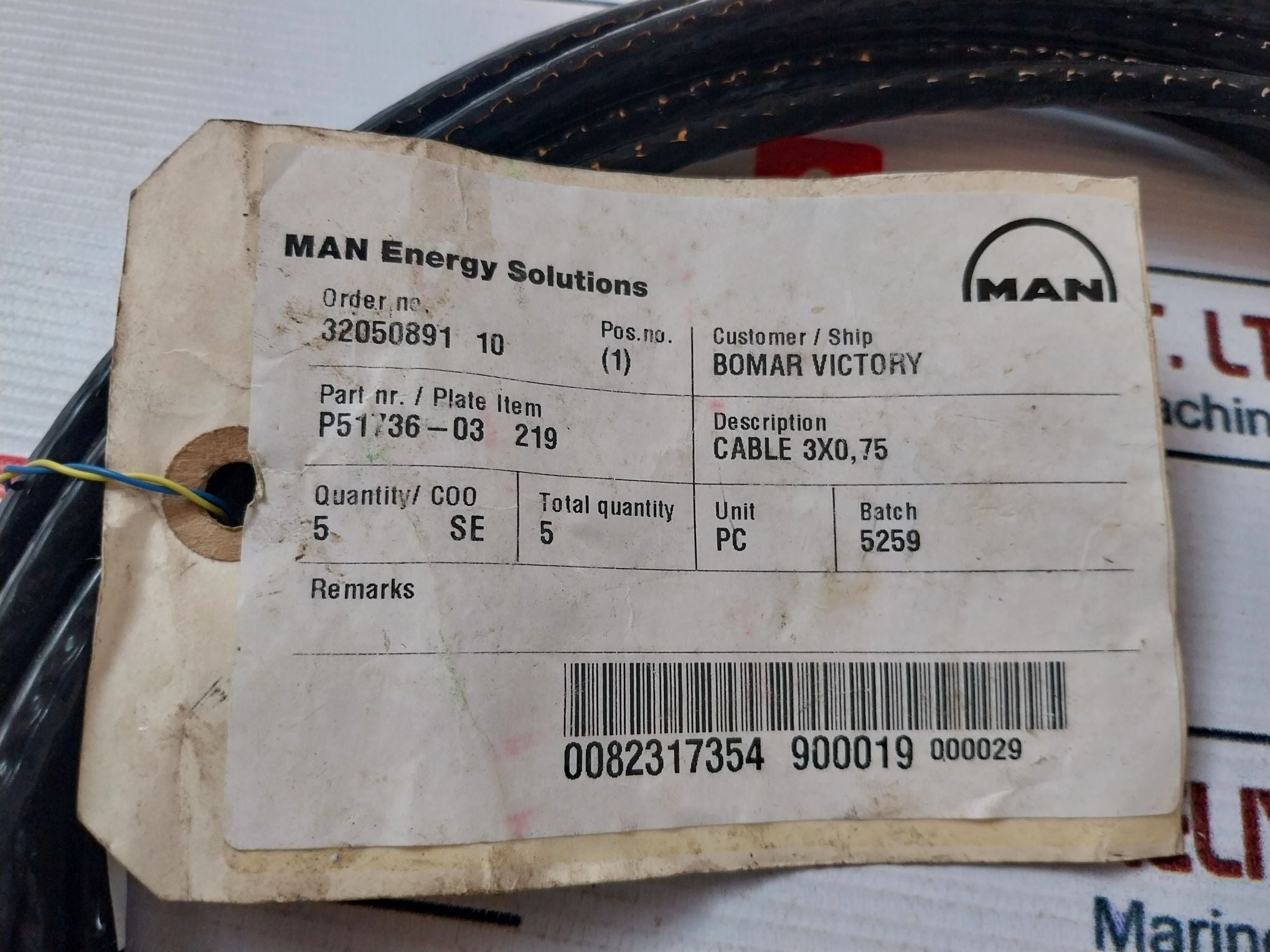 Habia Cable Rtfro 3x0,75