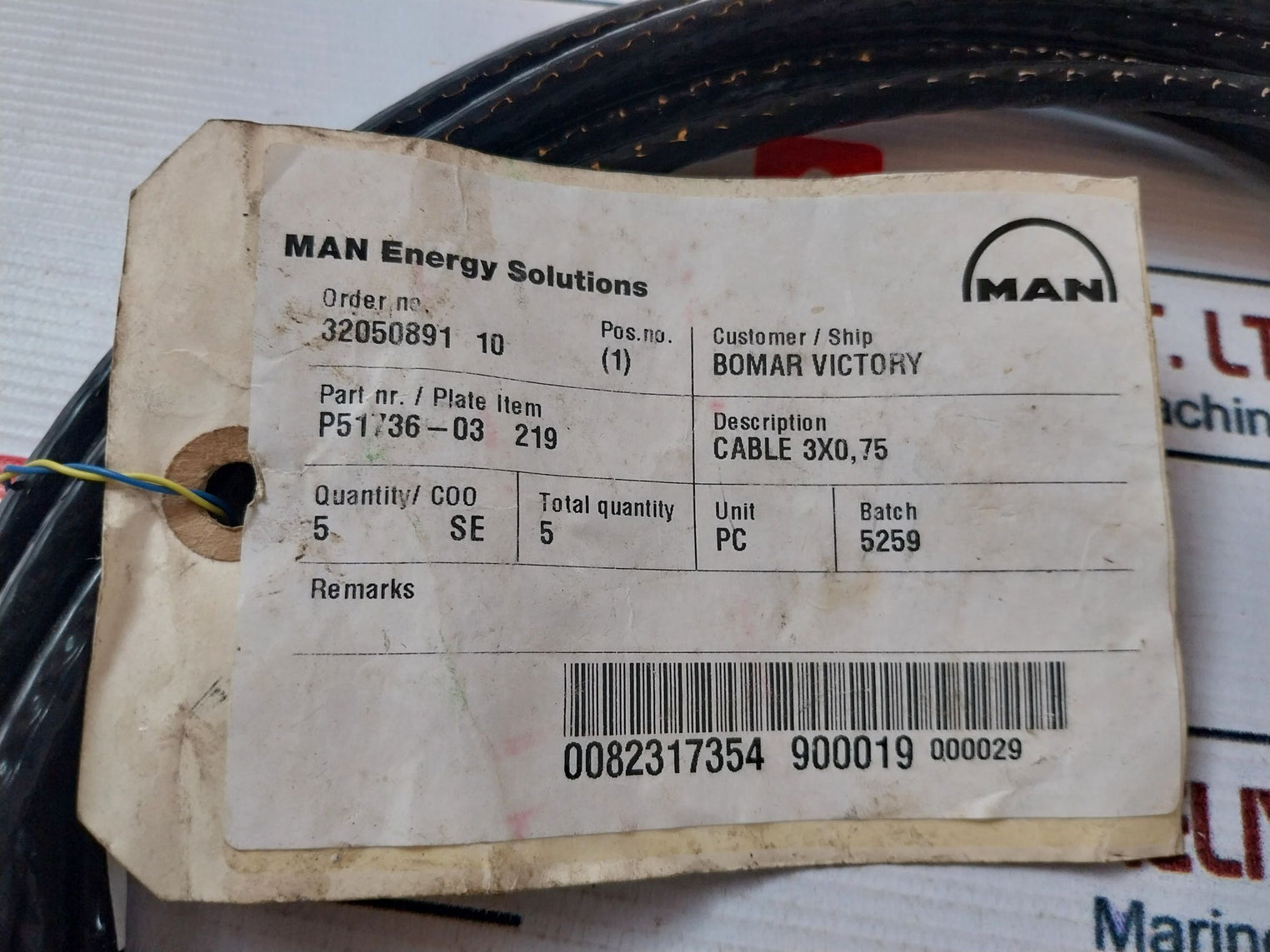 Habia Cable Rtfro 3x0,75