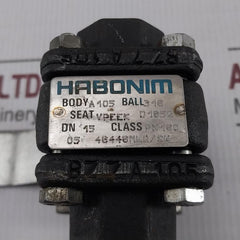 Habonim A105 Three Piece Ball Valve D1852/D1652