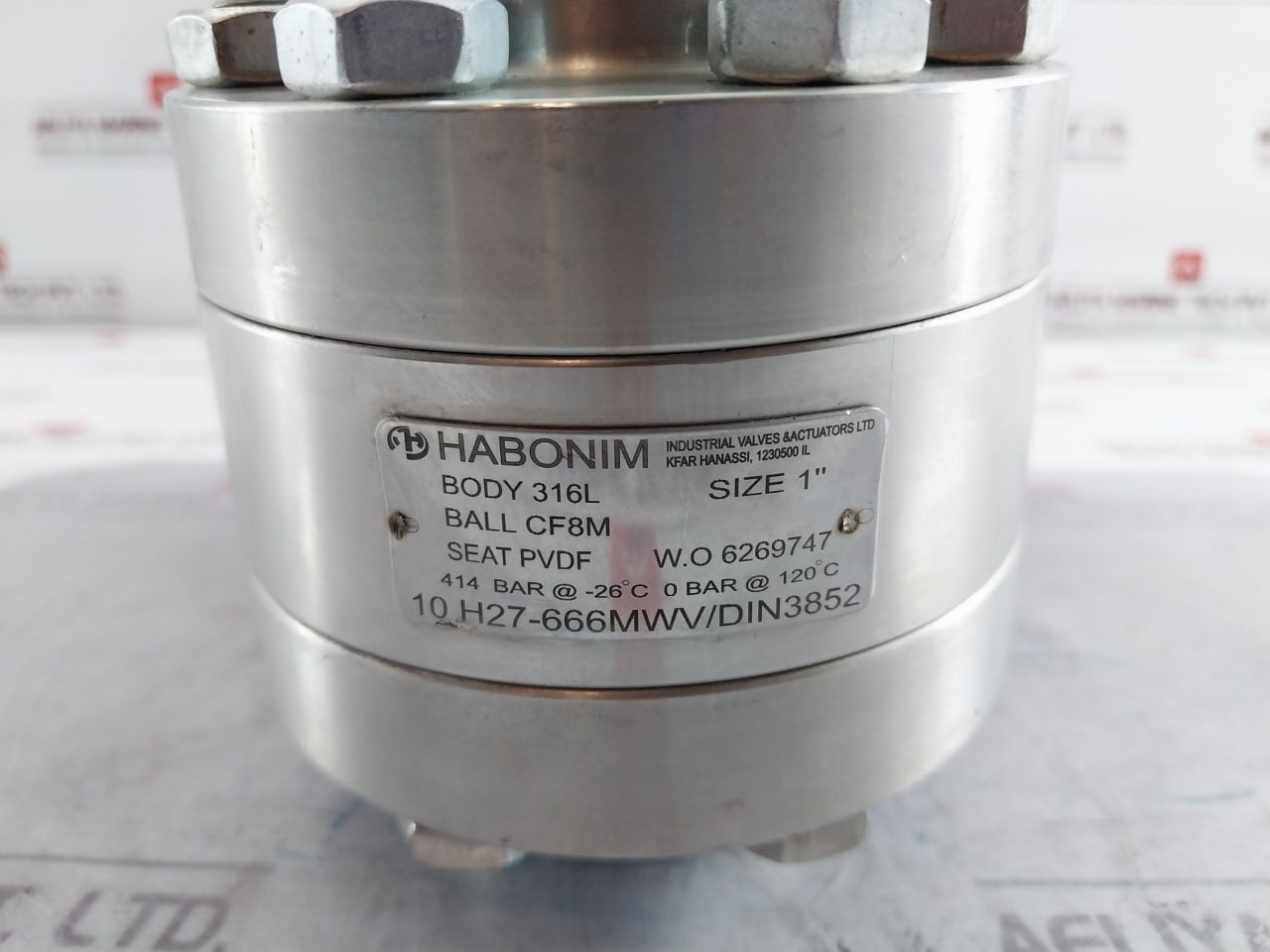 Habonim C25 Sr-3 Met Pneumatic Actuator Compact Valve 10 H27-666Mwv/Din3852
