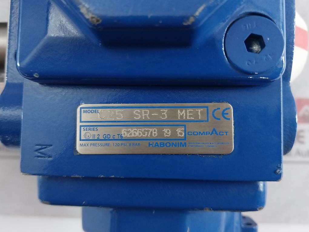Habonim C25 Sr-3 Met Pneumatic Actuator Compact Valve 10 H27-666Mwv/Din3852