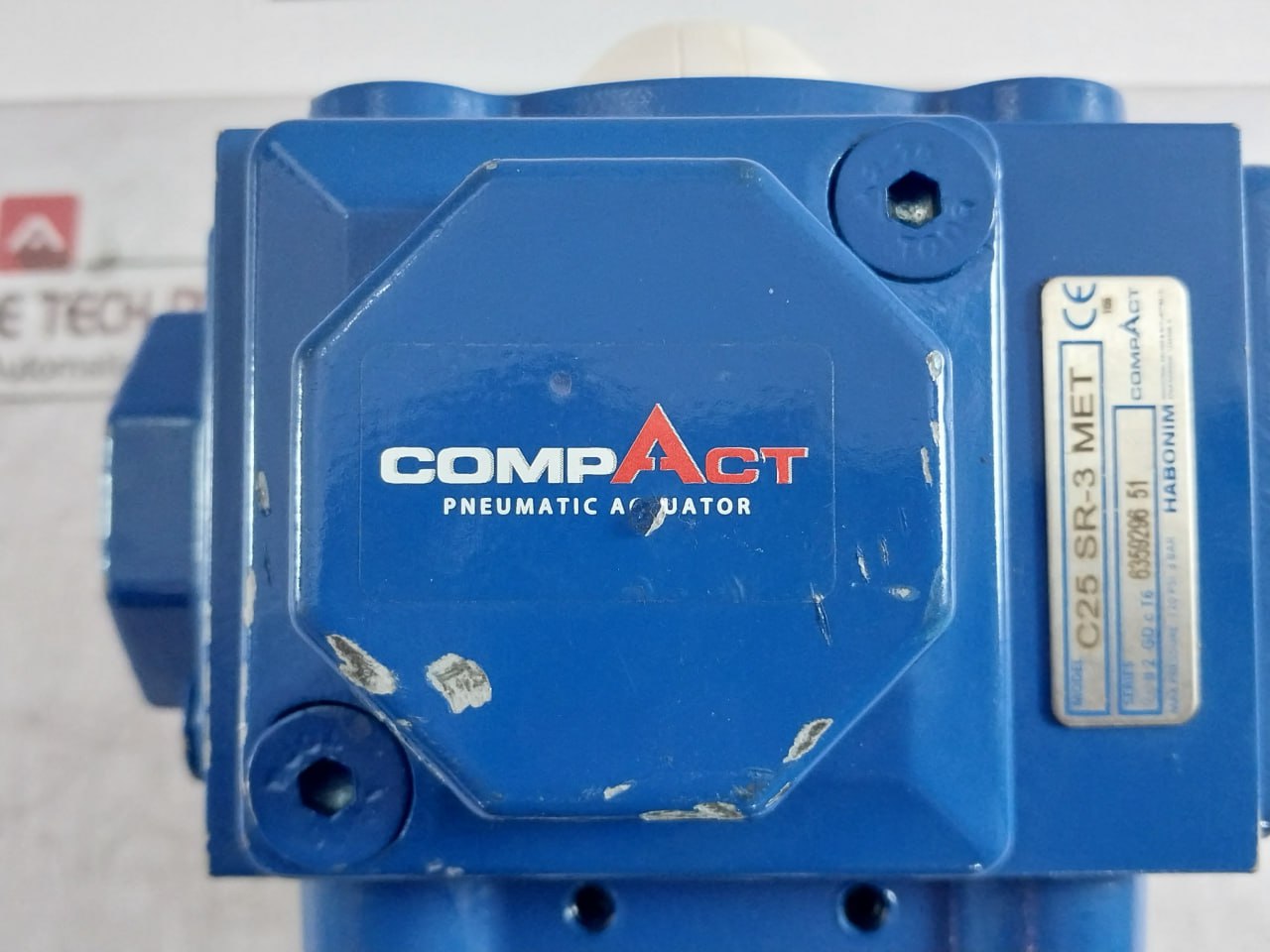 Habonim C25 Sr-3 Met Pneumatic Actuator Compact Valve 6359296 51 120 Psi 8 Bar