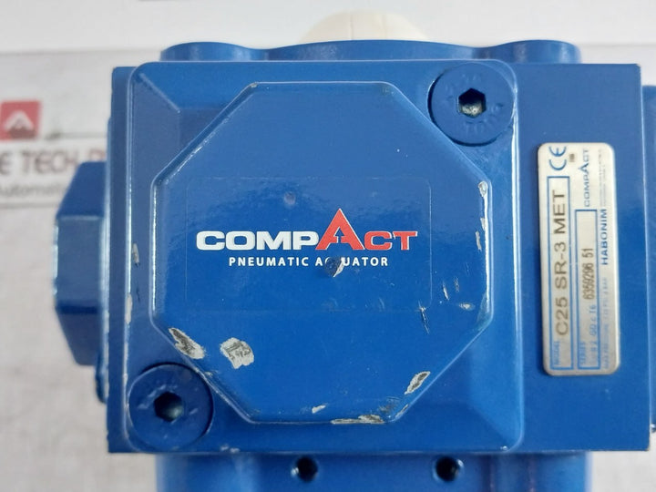 Habonim C25 Sr-3 Met Pneumatic Actuator Compact Valve 6359296 51 120 Psi 8 Bar