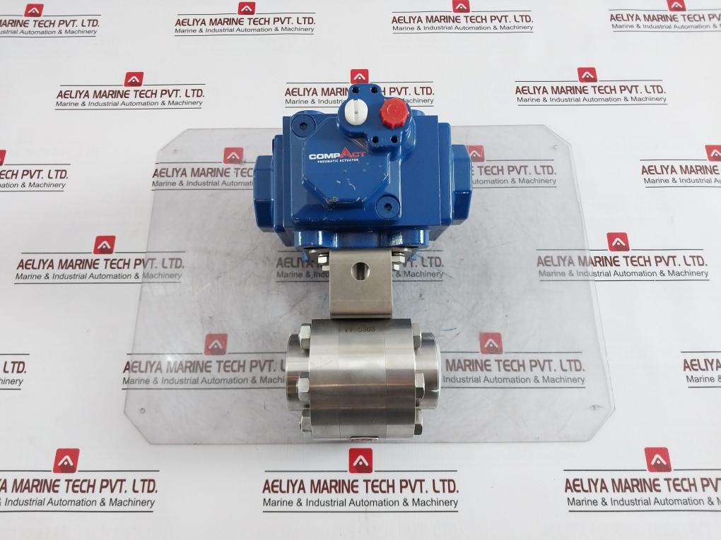 Habonim C25 Sr-3 Met Pneumatic Actuator Compact Valve 6359296 51 120 Psi 8 Bar