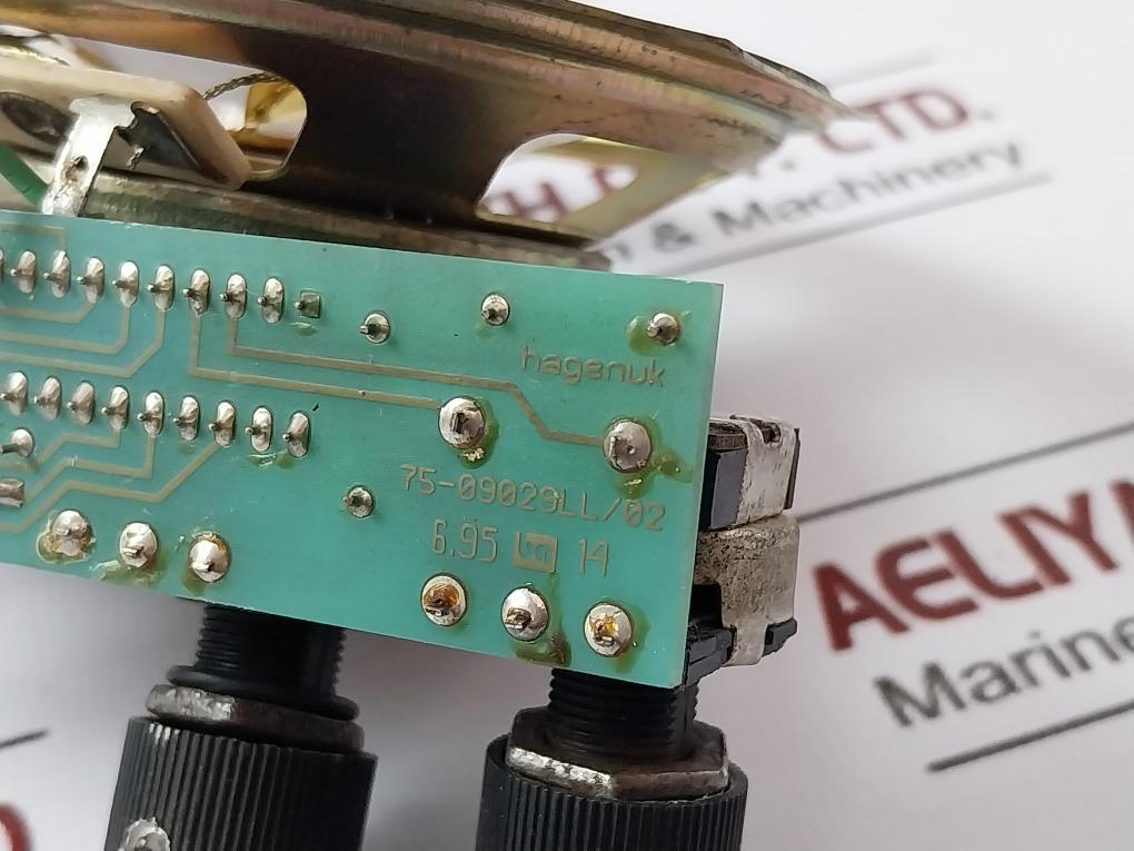 Hagenuk 75-09029kb/02 Marine Communication Speaker And Pcb Module