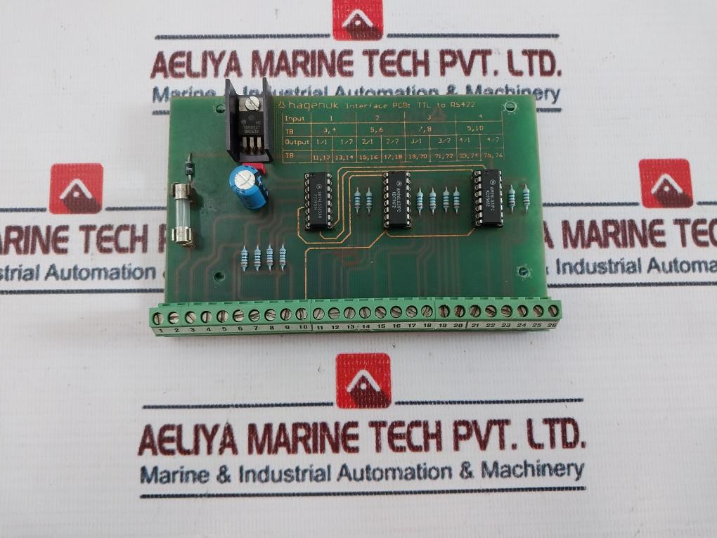 Hagenuk Interface TTL TO RS422 Printed Circuit Board