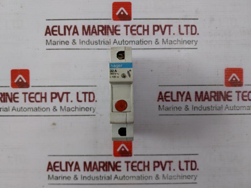 Hager 32A 2 Pole Rcbo Breaking Capacity 380V