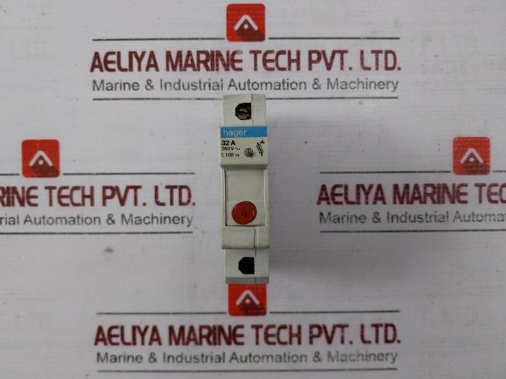 Hager 32A 2 Pole Rcbo Breaking Capacity 380V