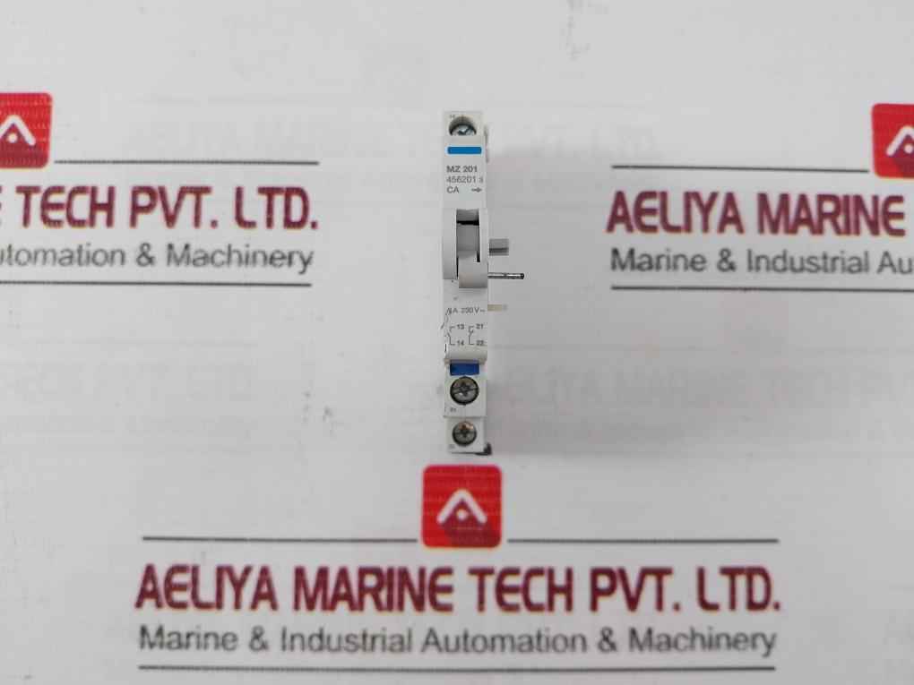 Hager Mz 201 Auxiliary Aux Contact Switch 6A 230V