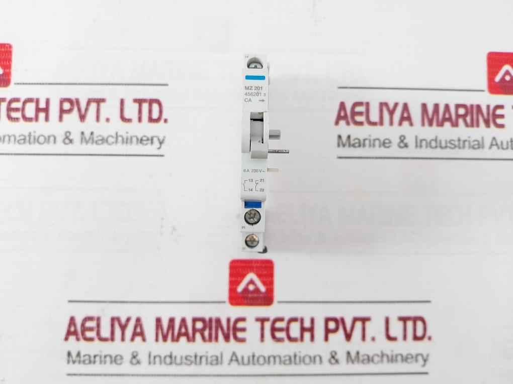 Hager Mz 201 Auxiliary Aux Contact Switch 6A 230V