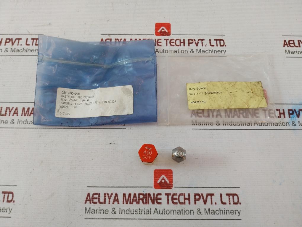 Hago 4.00 Gph Oil Burner Hollow Nozzle 08E-000-01H Kin-50Sda