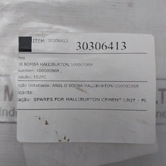 Halliburton 100000968 O-ring-240,30306413