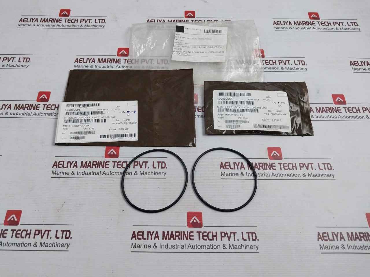 Halliburton 100000968 O-ring 90 Duro 4 X 3 3/4 X 1/8