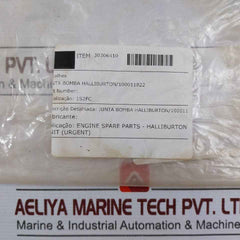 Halliburton 100011822 Pump Gasket 125 Std Flg-1/16 Nprn
