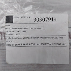 Halliburton 101377657 Pump Seal