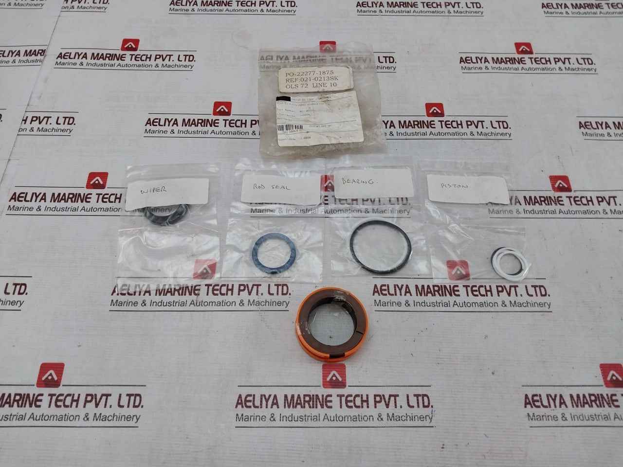 Hallite 021-0213Sk Hydraulic Cylinder Rod Seal Piston Bearing Wiper Set