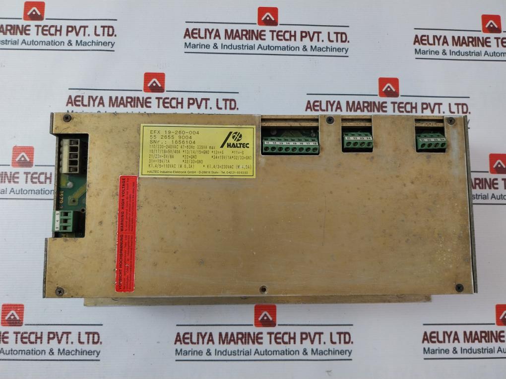 Haltec Efx 19-260-004 Power Supply 40A 110/230-240Vac 47-63Hz