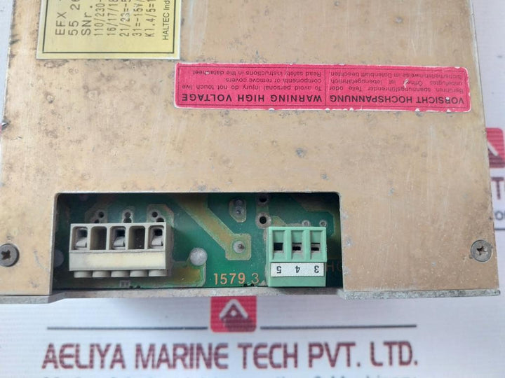 Haltec Efx 19-260-004 Power Supply 40A 110/230-240Vac 47-63Hz