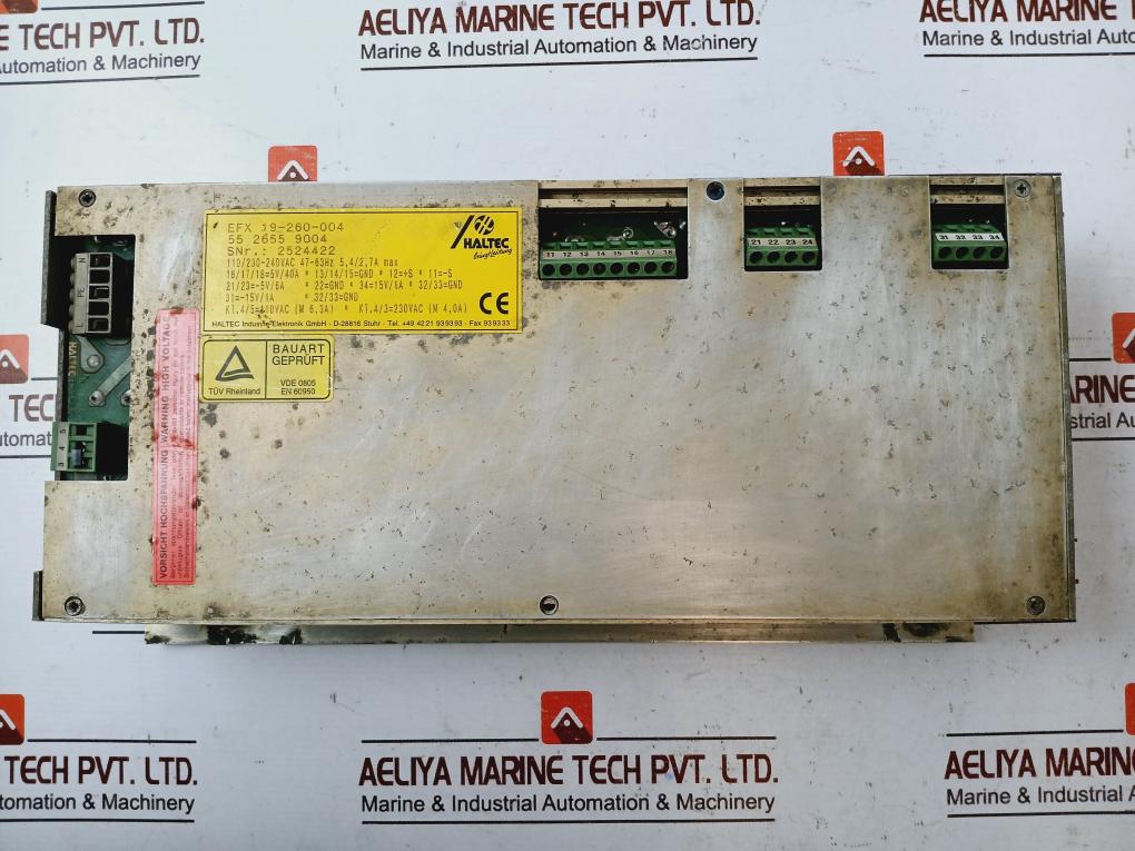 Haltec Efx 19-260-004 Power Supply Module 55 2655 9004 110/230-240Vac