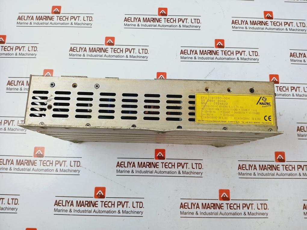 Haltec Efx 19-260-004 Power Supply Module 55 2655 9004 110/230-240Vac