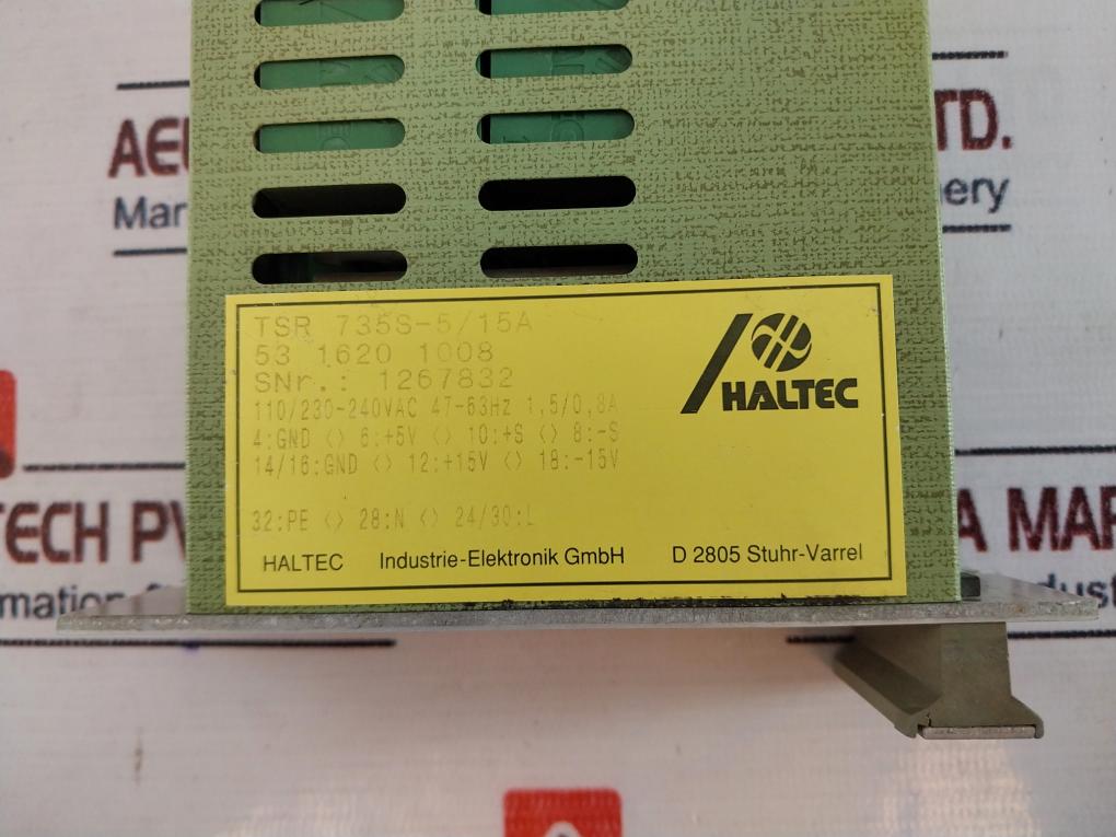 Haltec Tsr 735S-5/15A Power Supply Module