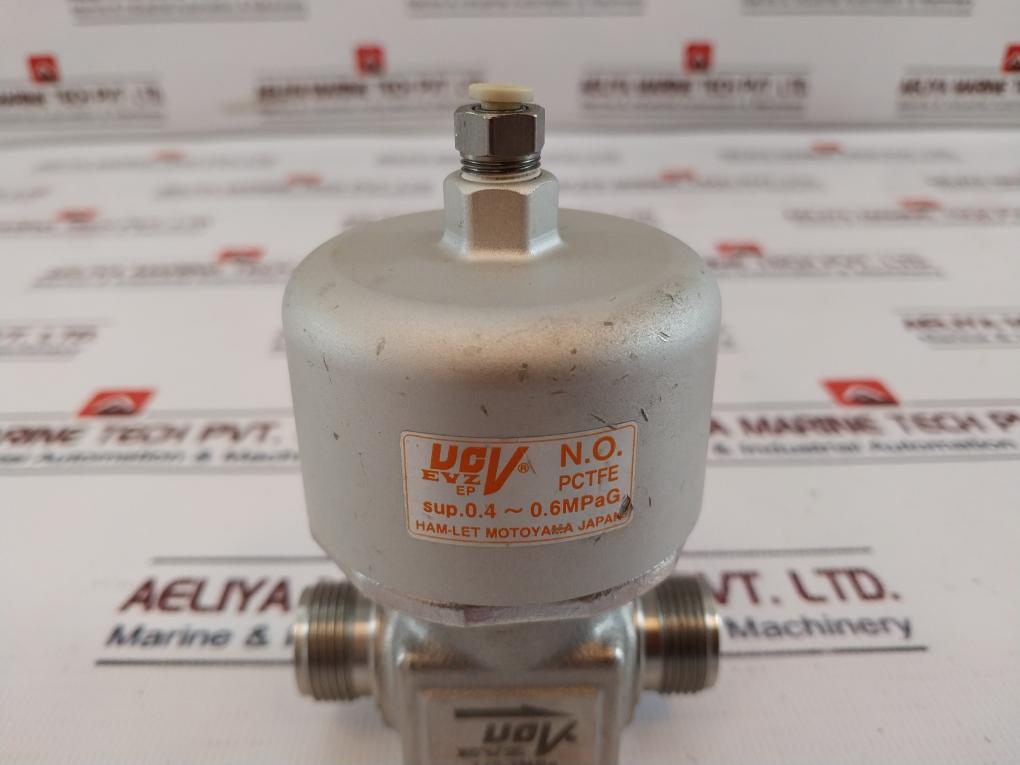 Ham-let Evzs8O4Mm-bi Valve 04-0.6 Mpag