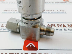 Ham-let Hm20-4Vkc-gf4M4-sp-300Psi Pneumatic Diaphragm Valve 60-90 Psi 1/8 Npt