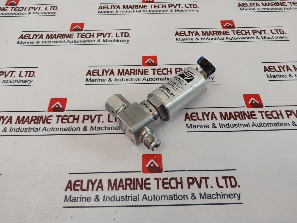 Ham-let Hm20-4Vkc-gf4M4-sp-300Psi Pneumatic Diaphragm Valve