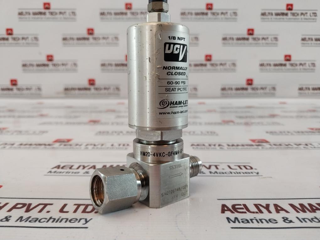 Ham-let Hm20-4Vkc-gf4M4-sp-300Psi Pneumatic Diaphragm Valve