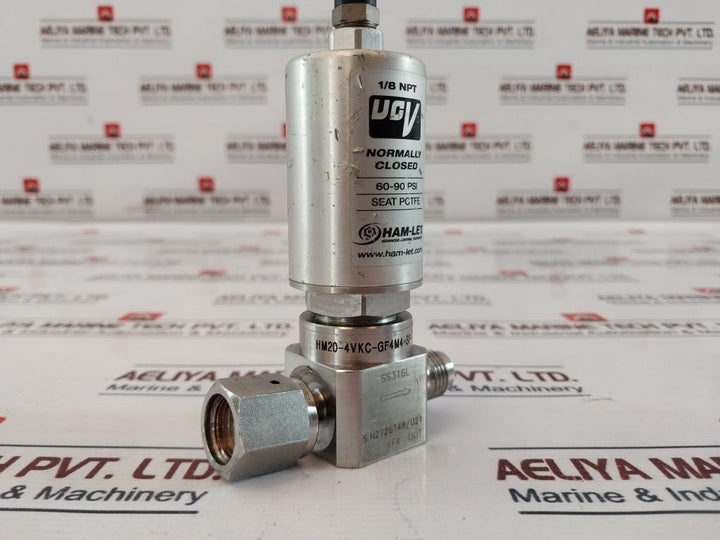 Ham-let Hm20-4Vkc-gf4M4-sp-300Psi Pneumatic Diaphragm Valve