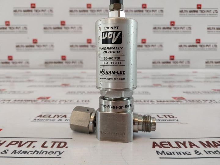 Ham-let Hm20-4Vkc-gf4M4-sp-300Psi Pneumatic Diaphragm Valve