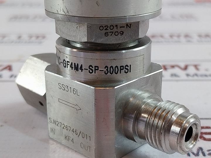 Ham-let Hm20-4Vkc-gf4M4-sp-300Psi Pneumatic Diaphragm Valve 1/8 Npt