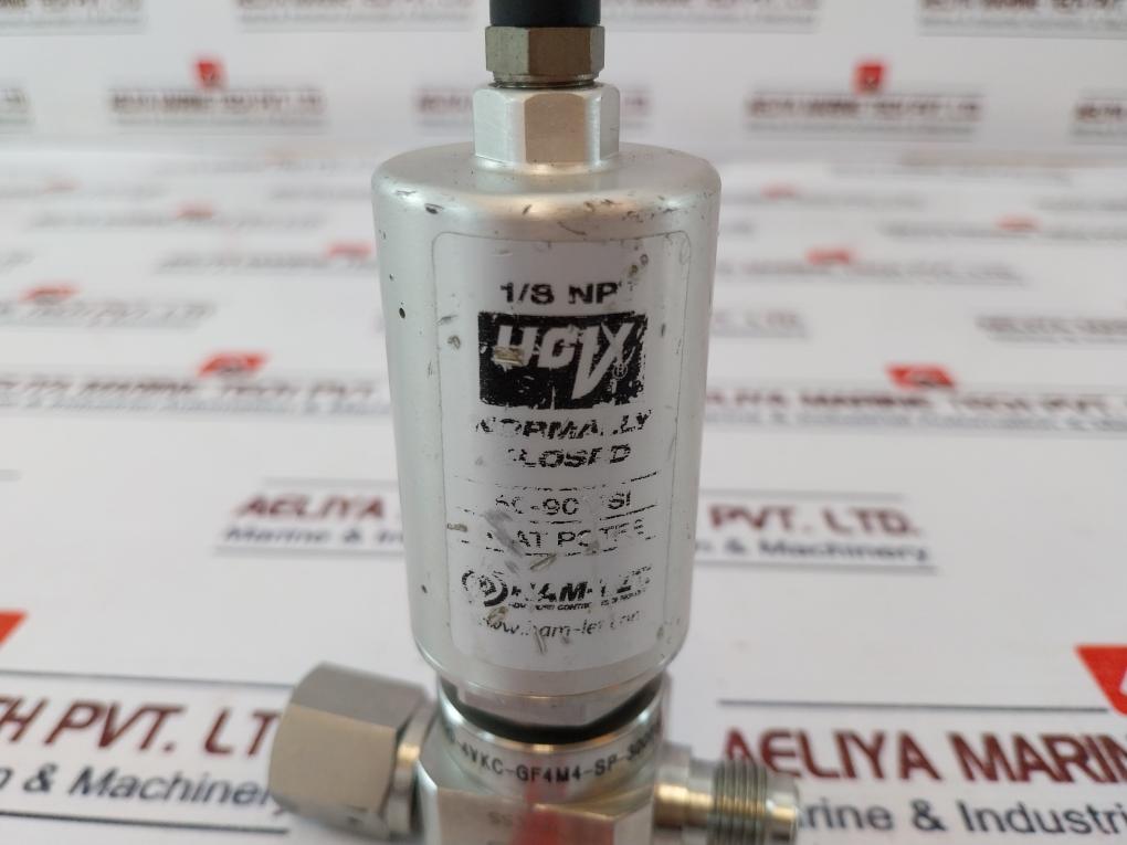 Ham-let Hm20-4Vkc-gf4M4-sp-300Psi Pneumatic Diaphragm Valve 1/8 Npt 60-90Psi