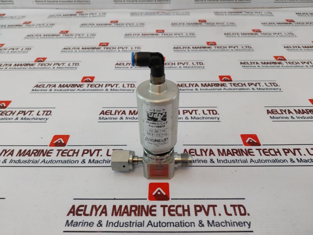 Ham-let Hm20-4Vkc-gf4M4-sp-300Psi Pneumatic Diaphragm Valve 1/8 Npt 60-90Psi