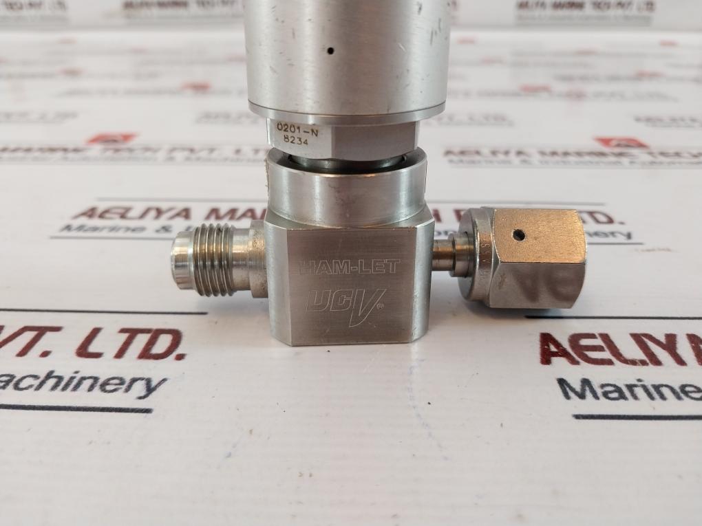 Ham-let Hm20-4Vkc-gf4M4-sp-300Psi Pneumatic Diaphragm Valve 1/8 Npt 60-90 Psi