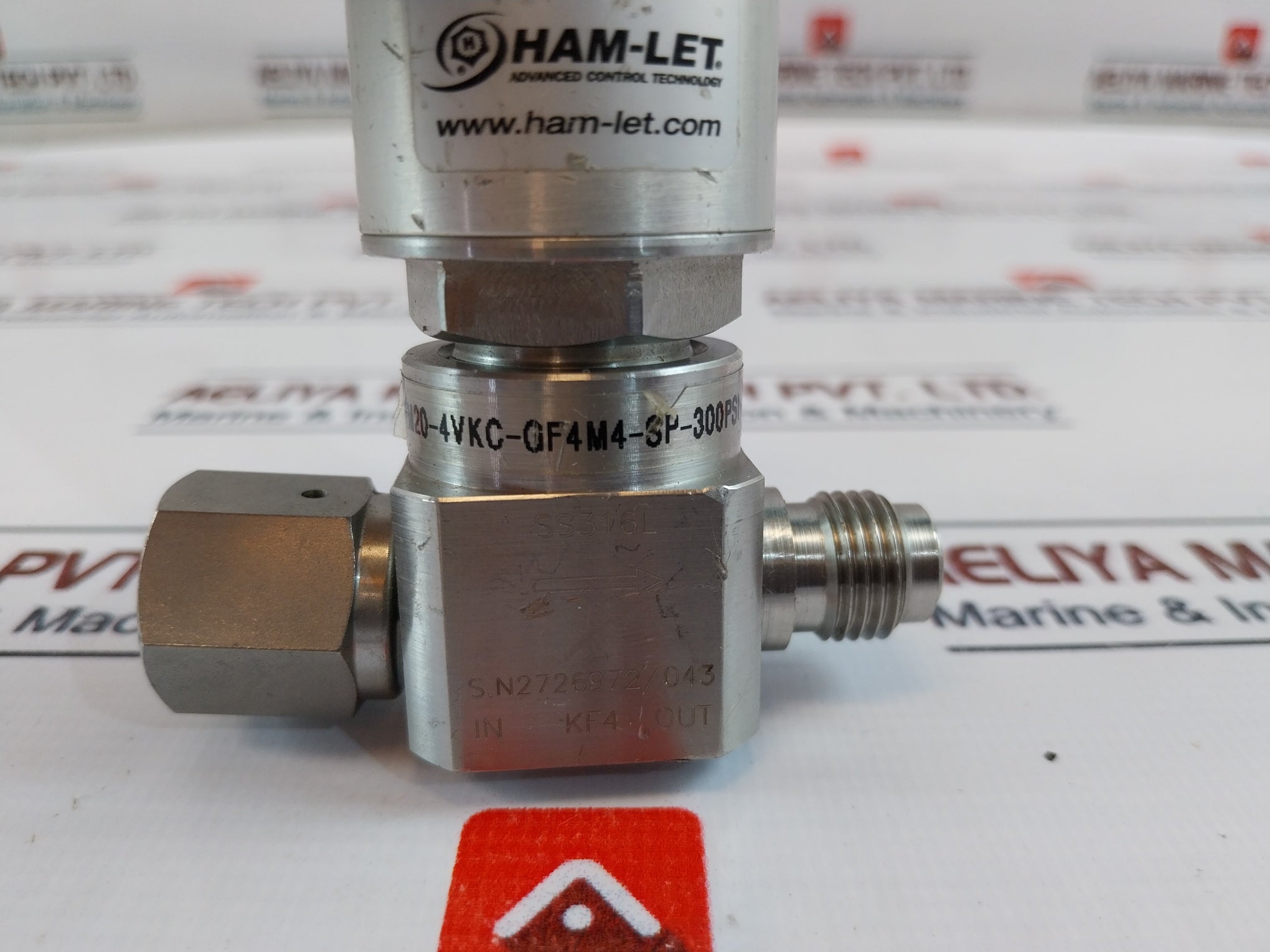 Ham-let Hm20-4Vkc-gf4M4-sp-300Psi Pdv
