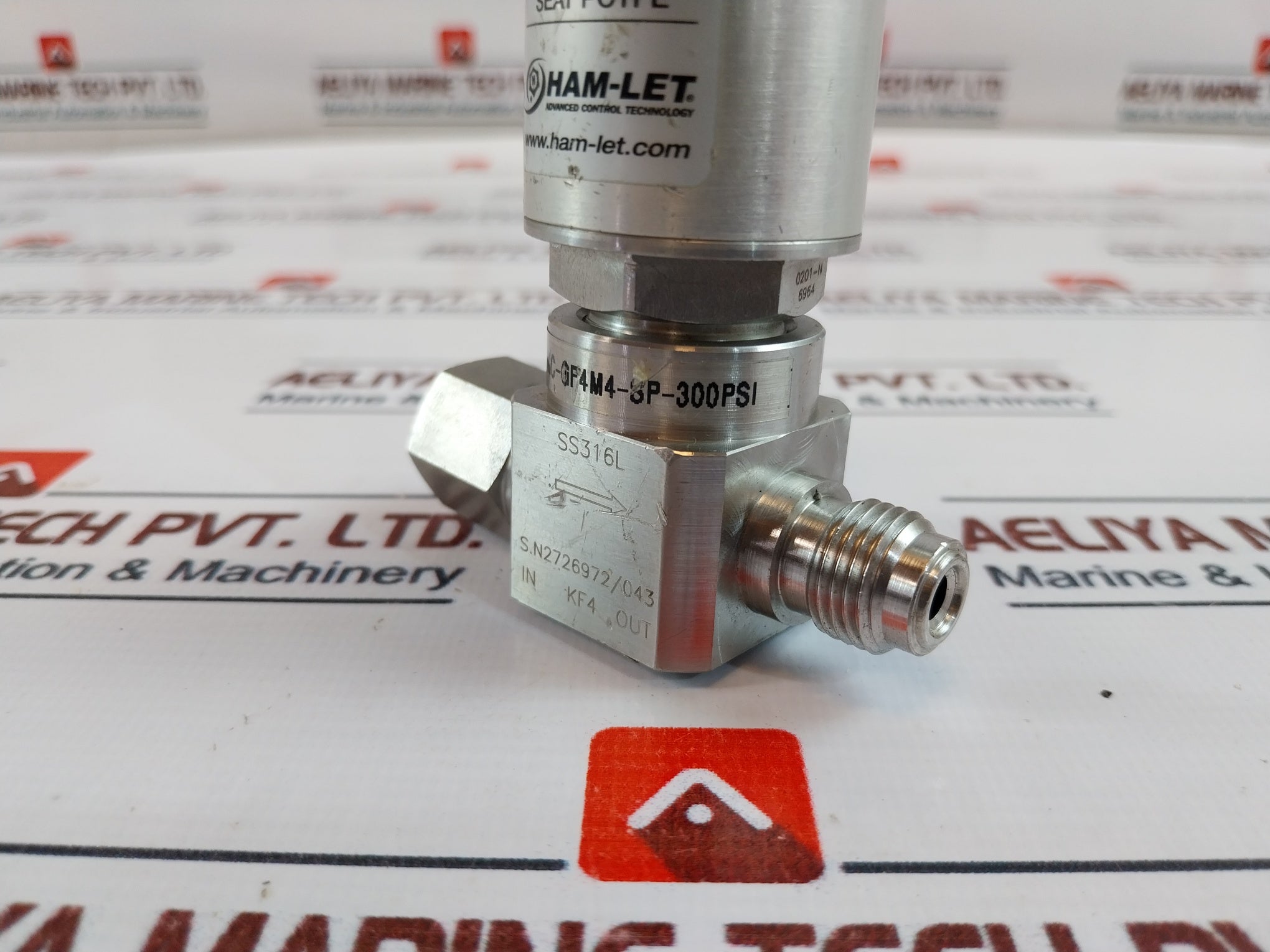 Ham-let Hm20-4Vkc-gf4M4-sp-300Psi Pdv