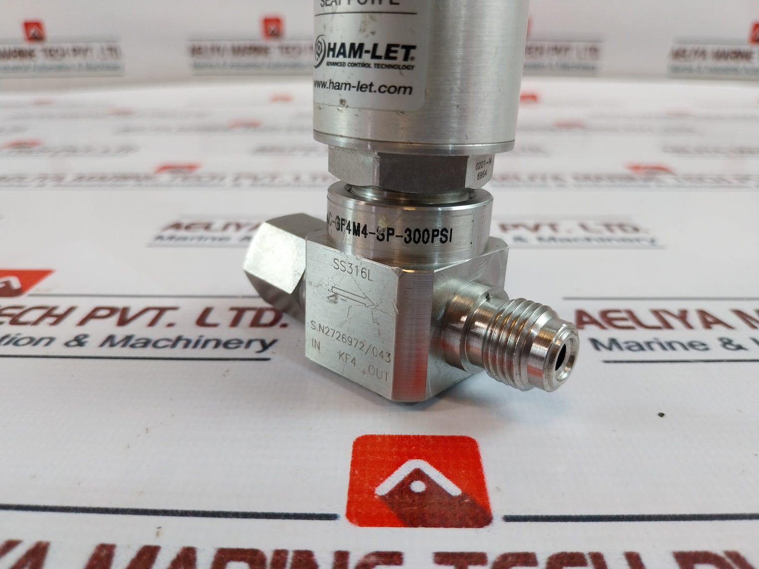 Ham-let Hm20-4Vkc-gf4M4-sp-300Psi Pdv