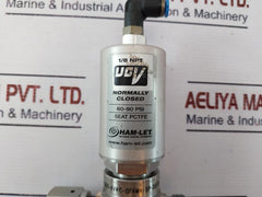 Ham-let Hm20-4Vkc-gf4M4-sp-300Psi Pneumatic Diaphragm Valve 60-90 Psi , 1/8 Npt