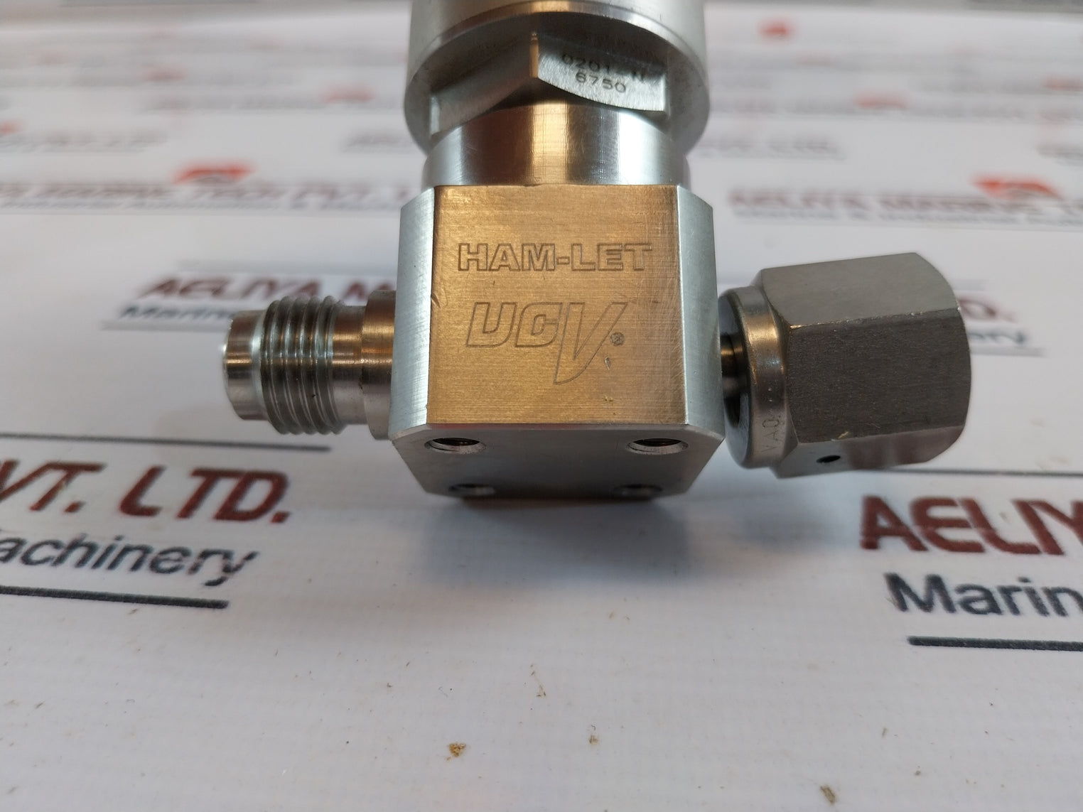 Ham-let Hm20-4Vkc-gf4M4-sp-300Psi Pneumatic Diaphragm Valve Ss316L 60-90 Psi Ss3