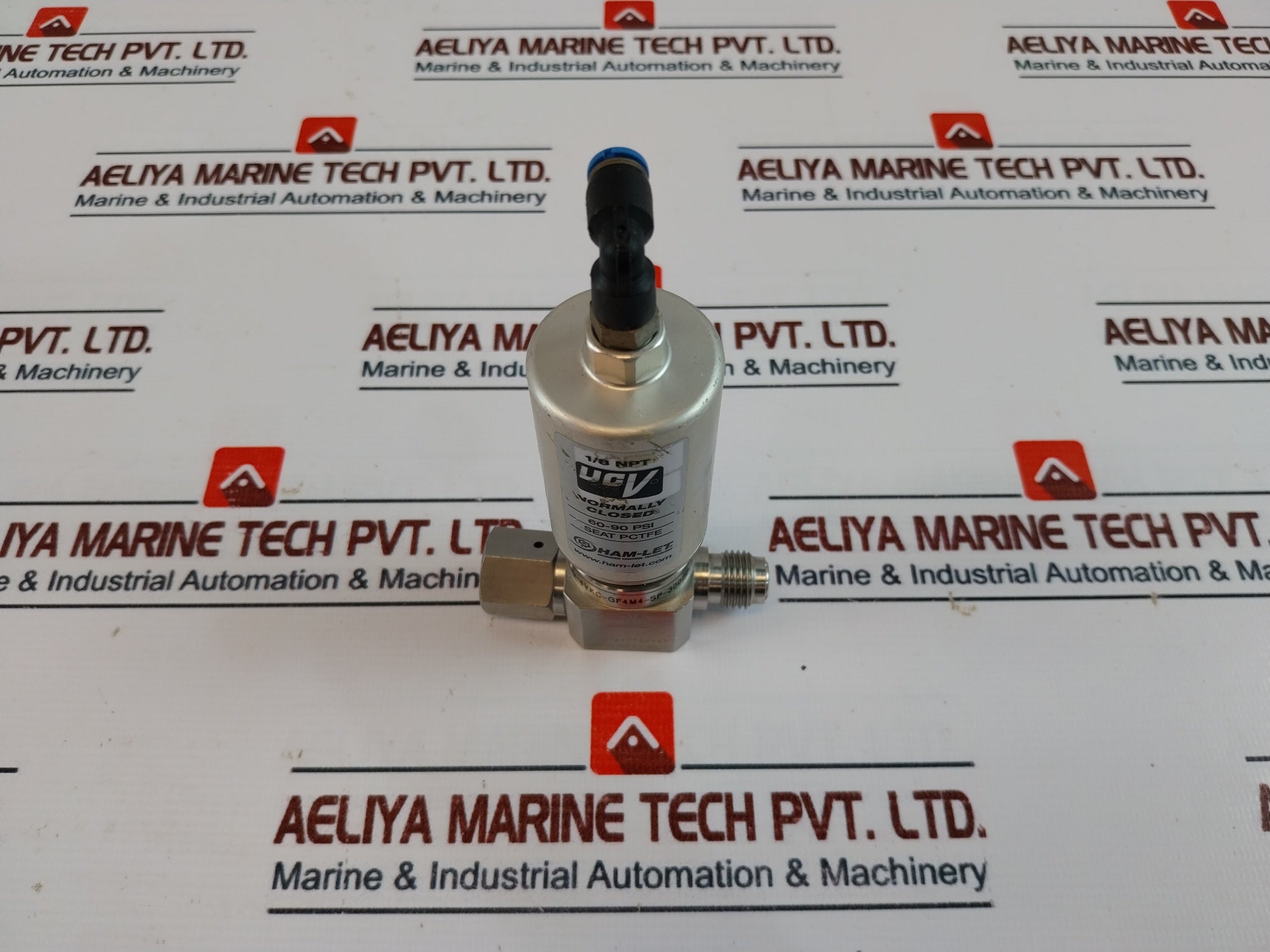 Ham-let Hm20-4Vkc-gf4M4-sp-300Psi Pneumatic Diaphragm Valve Ss316L 60-90 Psi Ss3